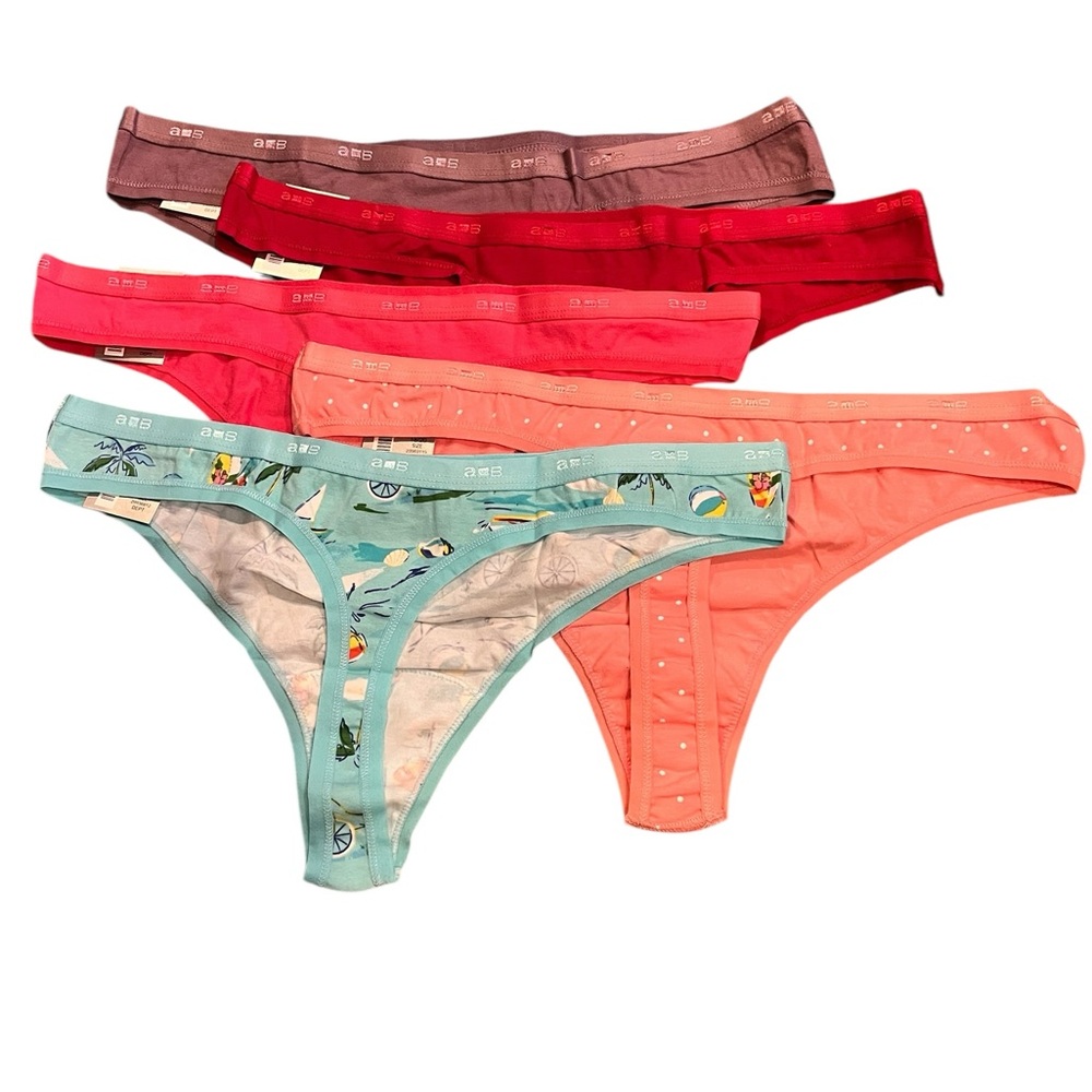 NWT from Avenue  5 pairs of “ Thongs, cotton comfort” - Picture 3 of 5